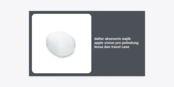 12+ Daftar Aksesoris Wajib Apple Vision Pro: Pelindung Lensa dan Travel Case untuk Melejitkan Monetisasi Prompt AI