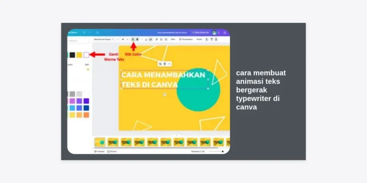 7 Cara Membuat Animasi Teks Bergerak Typewriter di Canva: Panduan Lengkap & Tips Pro