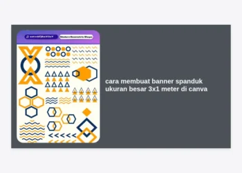 Cara Membuat Banner Spanduk Ukuran Besar 3×1 Meter di Canva: Panduan Terlengkap 2024