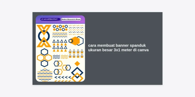Cara Membuat Banner Spanduk Ukuran Besar 3×1 Meter di Canva: Panduan Terlengkap 2024