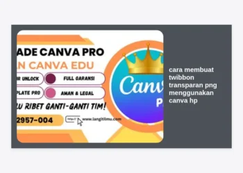 Cara Membuat Twibbon Transparan PNG Menggunakan Canva HP: Panduan Lengkap dari Nol