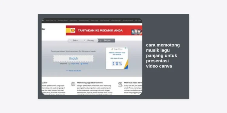 Cara Memotong Musik Lagu Panjang untuk Presentasi Video Canva: Panduan Terlengkap agar Presentasi Lebih Profesional