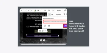 Cara Menambahkan Hyperlink Tautan Klik Web pada Teks Canva PDF: Panduan Terlengkap & Mudah