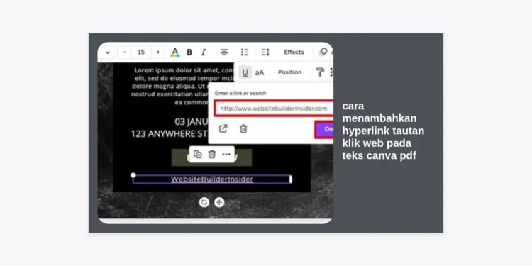 Cara Menambahkan Hyperlink Tautan Klik Web pada Teks Canva PDF: Panduan Terlengkap & Mudah