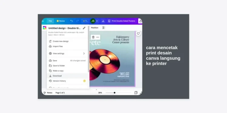 Cara Mencetak Print Desain Canva Langsung ke Printer: Panduan Lengkap & Tips Hasil Profesional