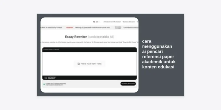 Cara Menggunakan AI Pencari Referensi Paper Akademik untuk Konten Edukasi: Panduan Strategis Monetisasi Prompt