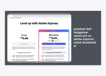 Panduan Beli Langganan Canva Pro vs Adobe Express untuk Thumbnail AI: Mana yang Paling Cuan?