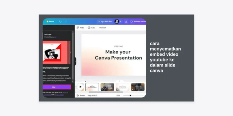 Panduan Lengkap Cara Menyematkan Embed Video YouTube ke dalam Slide Canva Agar Presentasi Makin Menarik