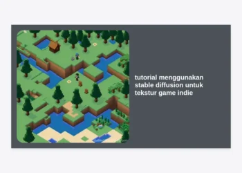 Panduan Lengkap: Tutorial Menggunakan Stable Diffusion untuk Tekstur Game Indie & Cara Monetisasinya