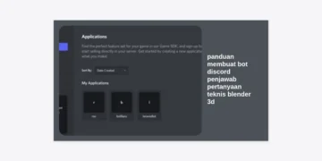 Panduan Membuat Bot Discord Penjawab Pertanyaan Teknis Blender 3D: Cara Efektif Monetisasi Prompt AI