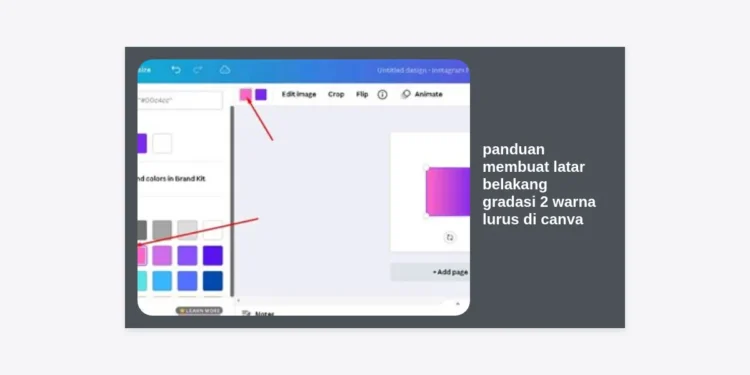 Panduan Membuat Latar Belakang Gradasi 2 Warna Lurus di Canva: Tutorial Lengkap untuk Desain Profesional