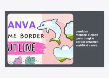 Panduan Mencari Elemen Garis Bingkai Border Ornamen Sertifikat Canva: Rahasia Desain Profesional