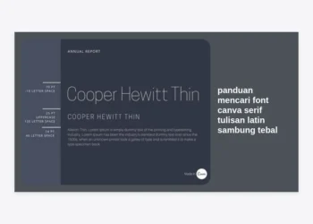 Panduan Mencari Font Canva Serif Tulisan Latin Sambung Tebal Terbaik Untuk Desain Profesional