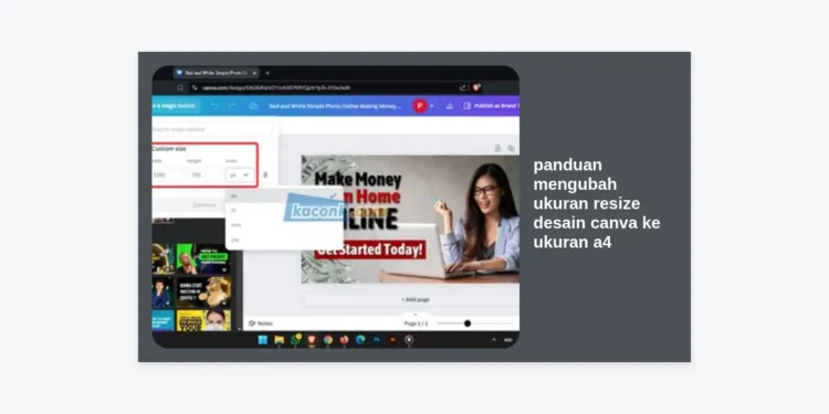 Panduan Mengubah Ukuran Resize Desain Canva ke Ukuran A4 Paling Lengkap 2024