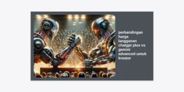 Perbandingan Harga Langganan ChatGPT Plus vs Gemini Advanced untuk Kreator: Mana yang Paling Menguntungkan?