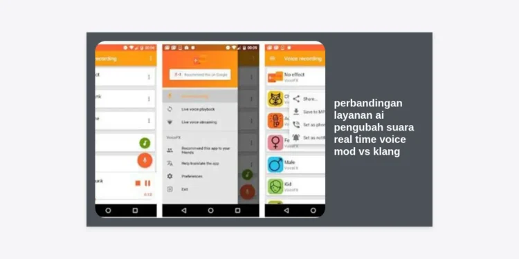 Perbandingan Layanan AI Pengubah Suara Real Time Voice Mod vs Klang: Mana yang Terbaik untuk Monetisasi Prompt AI?