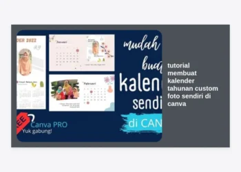 Tutorial Membuat Kalender Tahunan Custom Foto Sendiri di Canva: Panduan Lengkap dari Nol Sampai Cetak