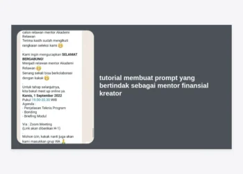 Tutorial Membuat Prompt yang Bertindak Sebagai Mentor Finansial Kreator: Panduan Terlengkap Monetisasi AI