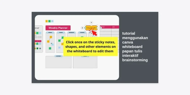 Tutorial Menggunakan Canva Whiteboard: Papan Tulis Interaktif untuk Brainstorming Tim yang Efektif