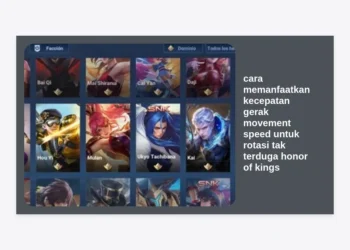10 Strategi Cara Memanfaatkan Kecepatan Gerak Movement Speed untuk Rotasi Tak Terduga Honor of Kings