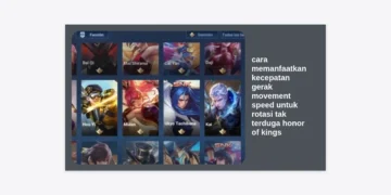 10 Strategi Cara Memanfaatkan Kecepatan Gerak Movement Speed untuk Rotasi Tak Terduga Honor of Kings