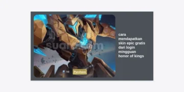 100% Berhasil! Cara Mendapatkan Skin Epic Gratis dari Login Mingguan Honor of Kings (HOK) 2024