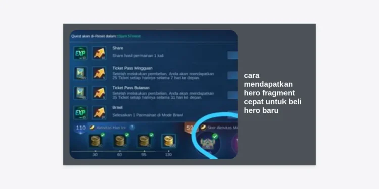 8 Cara Mendapatkan Hero Fragment Cepat untuk Beli Hero Baru di Honor of Kings (HOK)