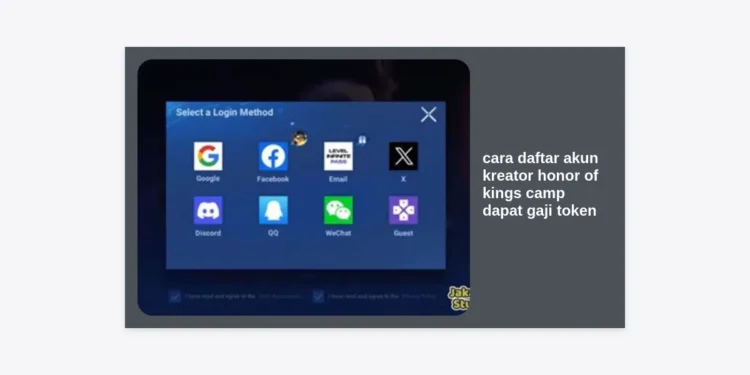 Cara Daftar Akun Kreator Honor of Kings Camp: Dapat Gaji Token & Reward Eksklusif!