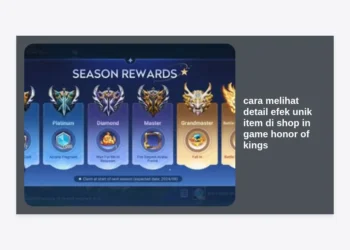 Cara Melihat Detail Efek Unik Item di Shop In Game Honor of Kings (HOK) secara Lengkap
