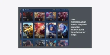 Cara Memanfaatkan Waktu Respawn Kematian Musuh Push Base Honor of Kings untuk Kemenangan Mutlak