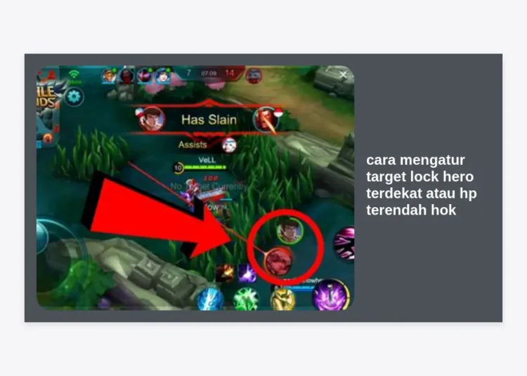 Cara Mengatur Target Lock Hero Terdekat atau HP Terendah HOK (Honor of Kings) Paling Akurat