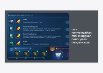 Cara Menyelesaikan Misi Mingguan Honor Pass dengan Cepat di Honor of Kings