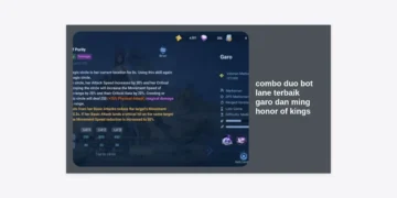 Combo Duo Bot Lane Terbaik Garo dan Ming Honor of Kings: Strategi Rahasia Menuju Grandmaster