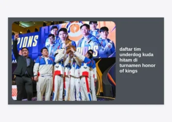 Daftar Tim Underdog Kuda Hitam di Turnamen Honor of Kings: Kejutan yang Mengguncang Esports Global