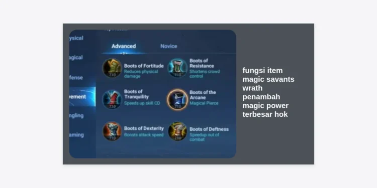 Fungsi Item Magic Savant’s Wrath Penambah Magic Power Terbesar HOK: Panduan Lengkap Dominasi Mage