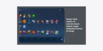 Fungsi Item Staves of Sorcery: Rahasia Basic Attack Magic Tambahan Honor of Kings