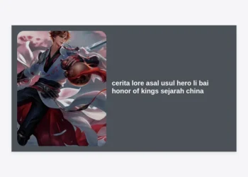 Menguak Cerita Lore Asal Usul Hero Li Bai Honor of Kings dan Kaitannya dengan Sejarah China