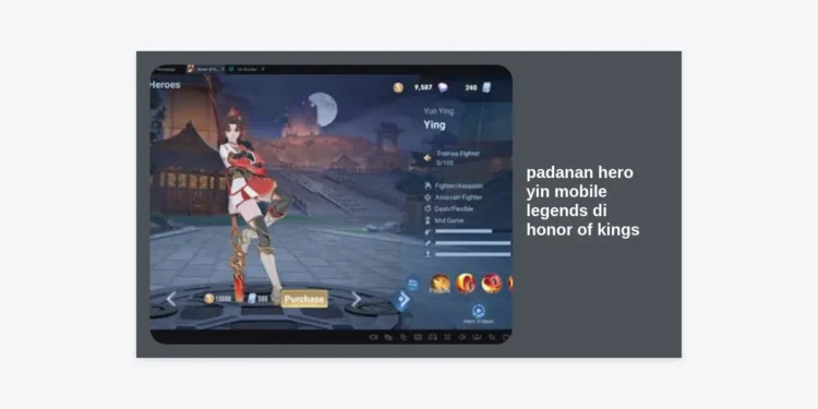Padanan Hero Yin Mobile Legends di Honor of Kings: Strategi & Alternatif Terbaik
