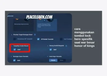 Panduan Lengkap Cara Menggunakan Tombol Lock Hero Spesifik Saat War Besar Honor of Kings Agar Akurat!