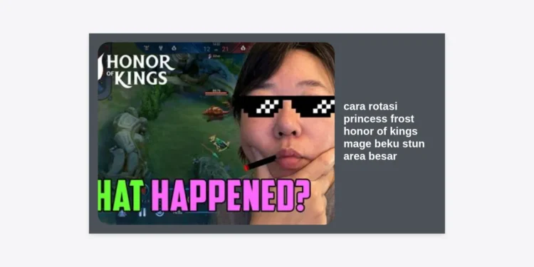 Panduan Lengkap Cara Rotasi Princess Frost Honor of Kings: Mage Beku Stun Area Besar untuk Push Rank