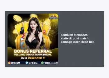 Panduan Membaca Statistik Post Match Damage Taken Dealt HOK Lengkap