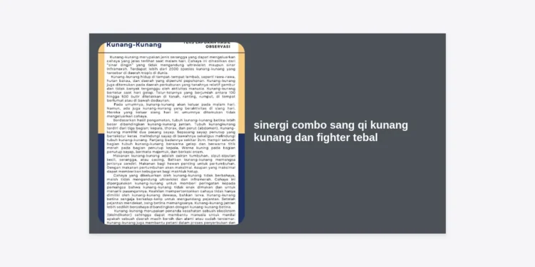 Panduan Strategi Sinergi Combo Sang Qi Kunang Kunang dan Fighter Tebal di Honor of Kings (HOK)