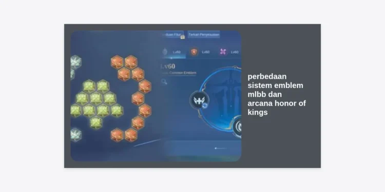 Perbedaan Sistem Emblem MLBB dan Arcana Honor of Kings: Panduan Lengkap Perbandingan Strategi