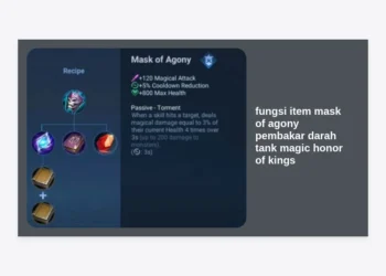 Rahasia Fungsi Item Mask of Agony: Pembakar Darah Tank Magic Honor of Kings Paling Mematikan