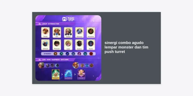 Sinergi Combo Agudo Lempar Monster dan Tim Push Turret: Strategi Meta Terkuat di Honor of Kings