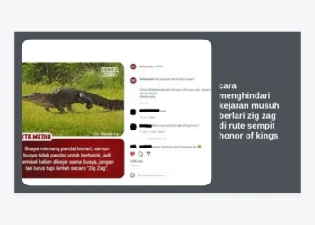 Strategi Jitu Cara Menghindari Kejaran Musuh Berlari Zig Zag di Rute Sempit Honor of Kings