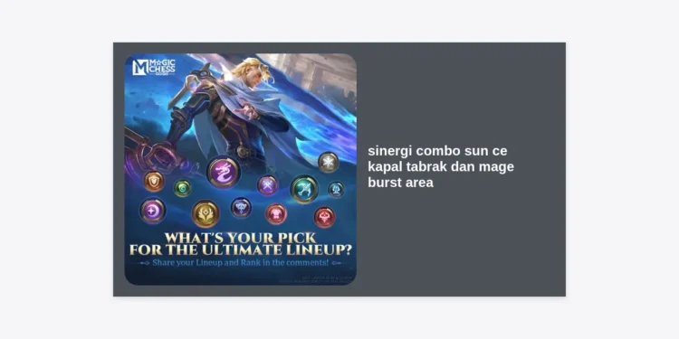 Strategi Meta! Sinergi Combo Sun Ce Kapal Tabrak dan Mage Burst Area di Honor of Kings