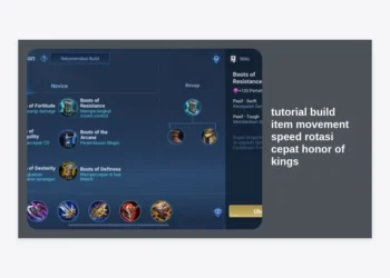 Tutorial Build Item Movement Speed Rotasi Cepat Honor of Kings: Panduan Macro Master