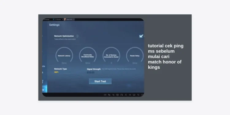 Tutorial Cek Ping MS Sebelum Mulai Cari Match Honor of Kings: Solusi Ampuh Anti-Lag