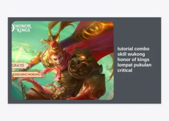 Tutorial Combo Skill Wukong Honor of Kings: Rahasia Lompat Pukulan Critical One Shot!